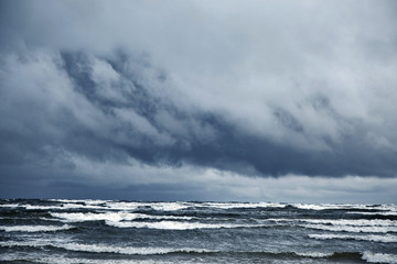Stormy sea