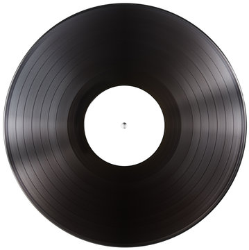 vinyl record album LP isolated with clipping path included