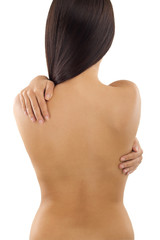 Fototapeta premium Beauty back side of woman