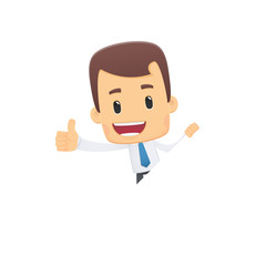 manager in various poses for use in advertising, presentations,