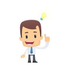 manager in various poses for use in advertising, presentations,