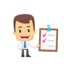 manager in various poses for use in advertising, presentations,