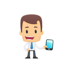 manager in various poses for use in advertising, presentations,