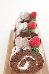 ココアロールケーキ