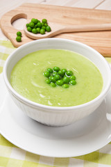Green pea soup