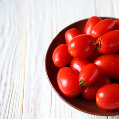 bowl of fresh red tomato