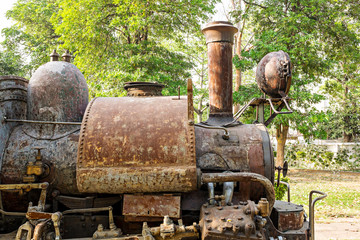 Old steam locomotive