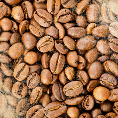 Vintage coffee background 