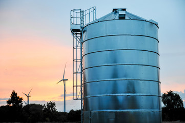 silo for grain