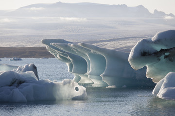 Lagune de glace de Jökulsárlón Islande