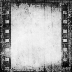 old grunge film strip frame background