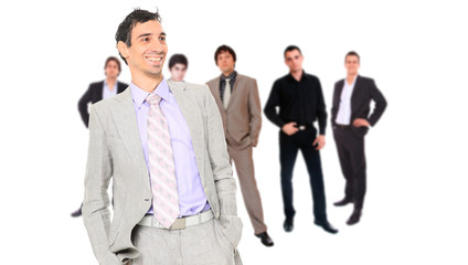 Obraz premium Business team isolated on white