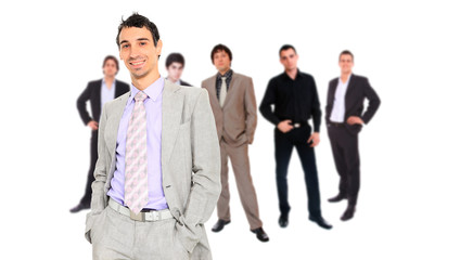 Obraz premium Business team isolated on white