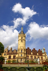 Fototapeta na wymiar Schwerin Castle (Schweriner Schloss), Germany