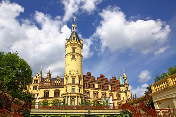Fototapeta na wymiar Schwerin Castle (Schweriner Schloss), Germany