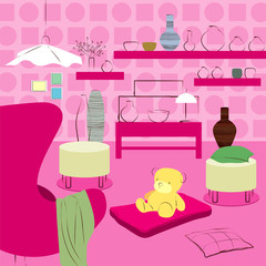 pink room