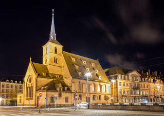 Obraz premium Saint Nicholas church in Strasbourg - Alsace, France