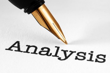Fountain pen on analysis