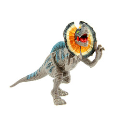 Scary plastic dinosaur toy © Sandra van der Steen