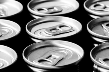 A group of cans background