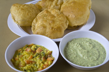 Puree, Curry and Chutney
