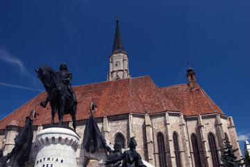 Trinity Roman Catholic church from Cluj Napoca Romania