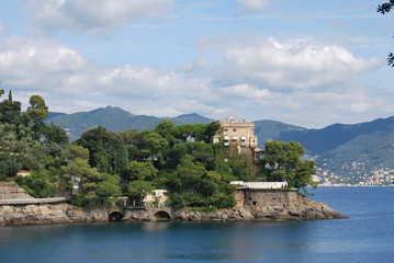 Fototapeta premium la strada per Portofino
