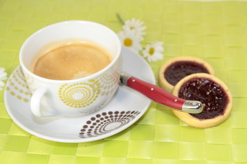 café et biscuits