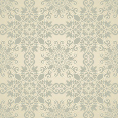 Damask vintage seamless pattern