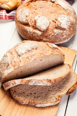 Baked traditional bread