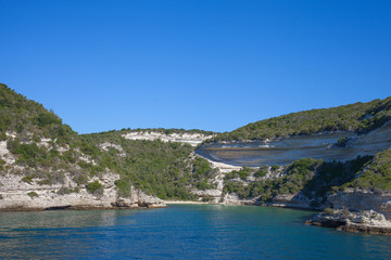 Fototapeta na wymiar Klify Korsyka Południowa, Francja.