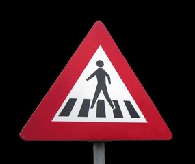 traffic sign crossing