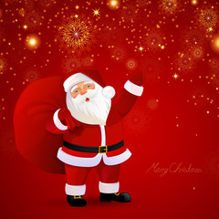 Vector Illustration of Santa Claus