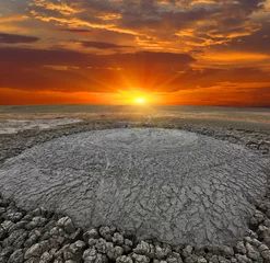Fotobehang dirt volcano © Pavlo Klymenko