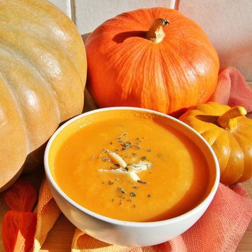 Fototapeta soupe , citrouille, pumpkin, soup