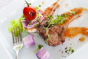 roasted lamb chop