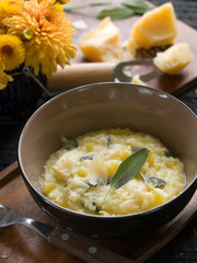 Risotto with pumpkin