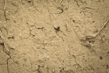 background of the mud wall