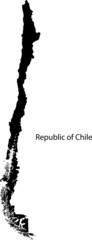 Black Chile map