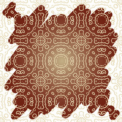 Abstract geometric seamless pattern