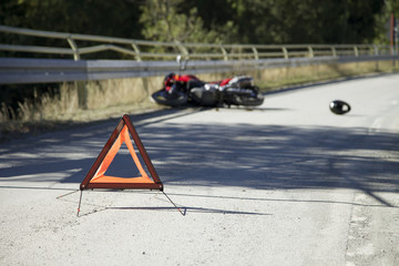 Accident with motorbike