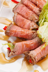 meat roll with cheese