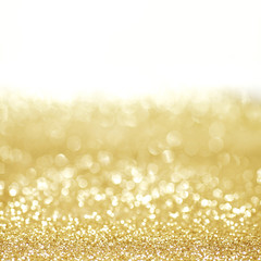 Golden glitter background