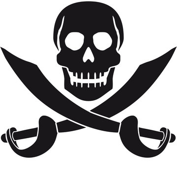 Skull Pirate Logo