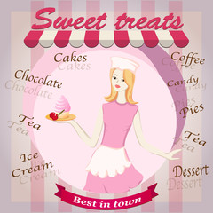 sweet treats with girl