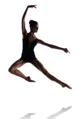 Obraz premium Female ballet dancer