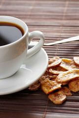 Coffee and chips