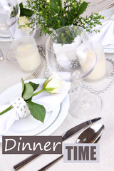 Table arrangement in restaurant