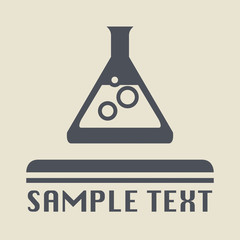 Chemistry icon or sign, vector illustration