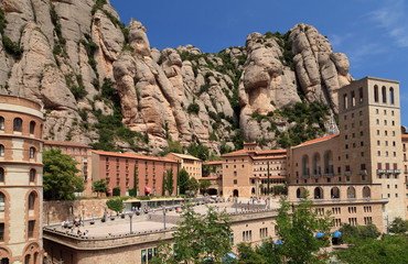 Montserrat monastery. Catalonia, Spain